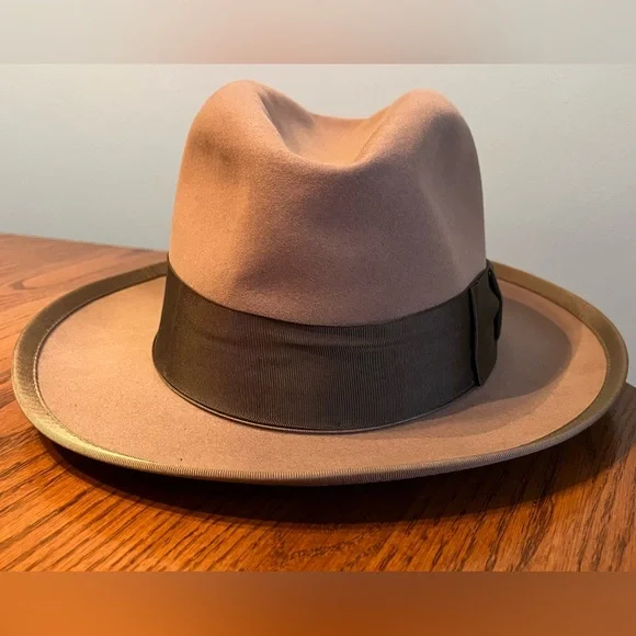 Vintage Mallory Durafelt Premier Fedora Hat